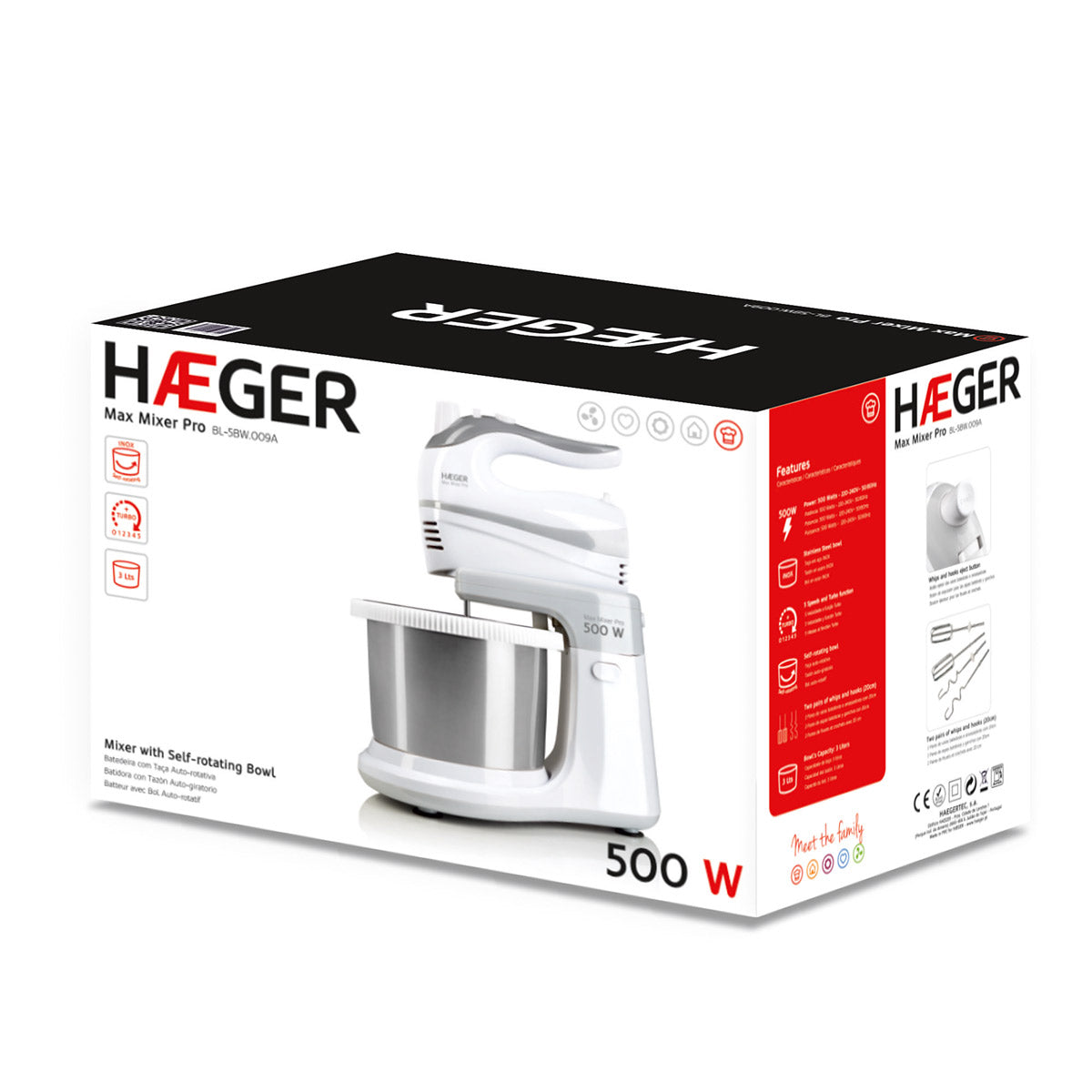 HÆGER MAX MIXER PRO – 500W
