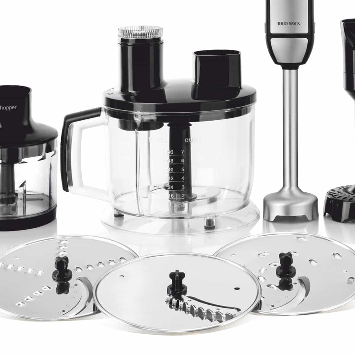 Hand Blender HAEGER EXTREME CHOPPER – 1000W with Multifunction Set