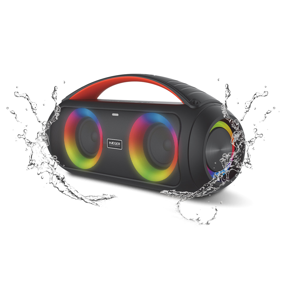 Bluetooth Portable Speaker HAEGER Cool Boom – 29H Battery Life, IPX5