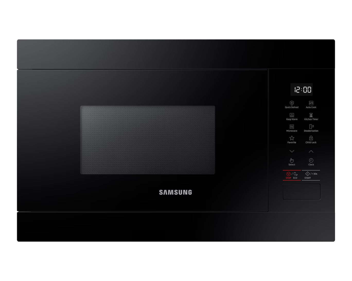 Samsung MS22M8254AK/E3 Built-In Solo Microwave, 22L, Black