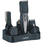 HAEGER Expert Trimmer 5-in-1 multifunctional hair clipper with charging base and all attachments