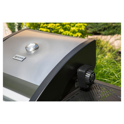 BBQ rotisserie with motor