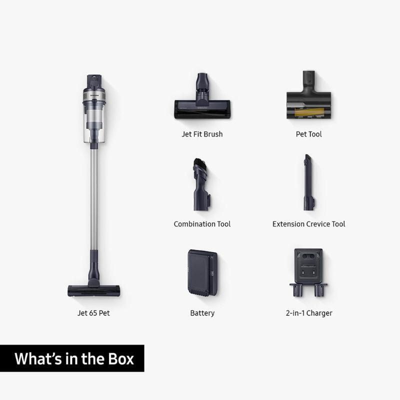 Samsung, Jet65 Pet Cordless Stick Vacuum Cleaner Max, 21.6V/ 150W