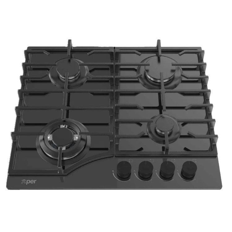 Hob Xper XHGSS60B Black Glass