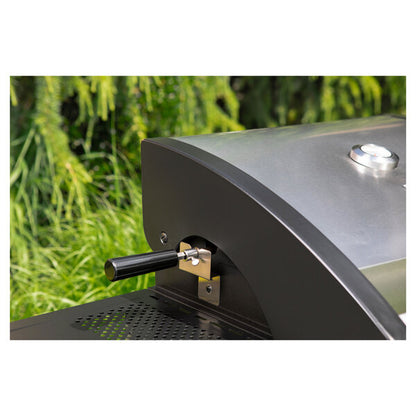 BBQ rotisserie with motor