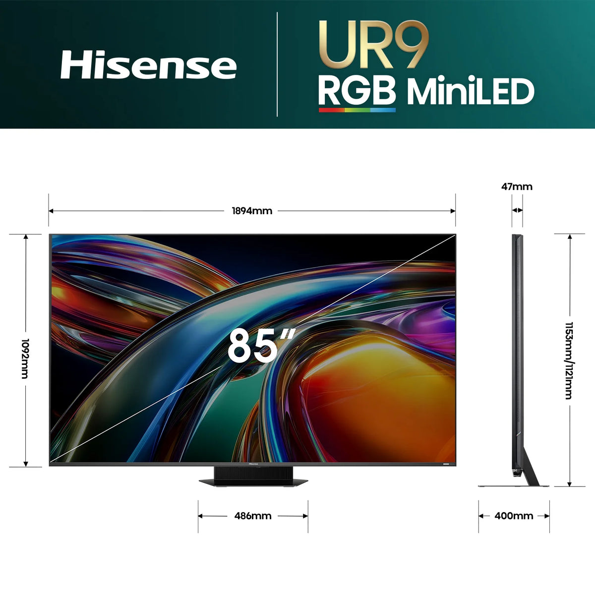 85" UR9S RGB MiniLED 180Hz 4k TV