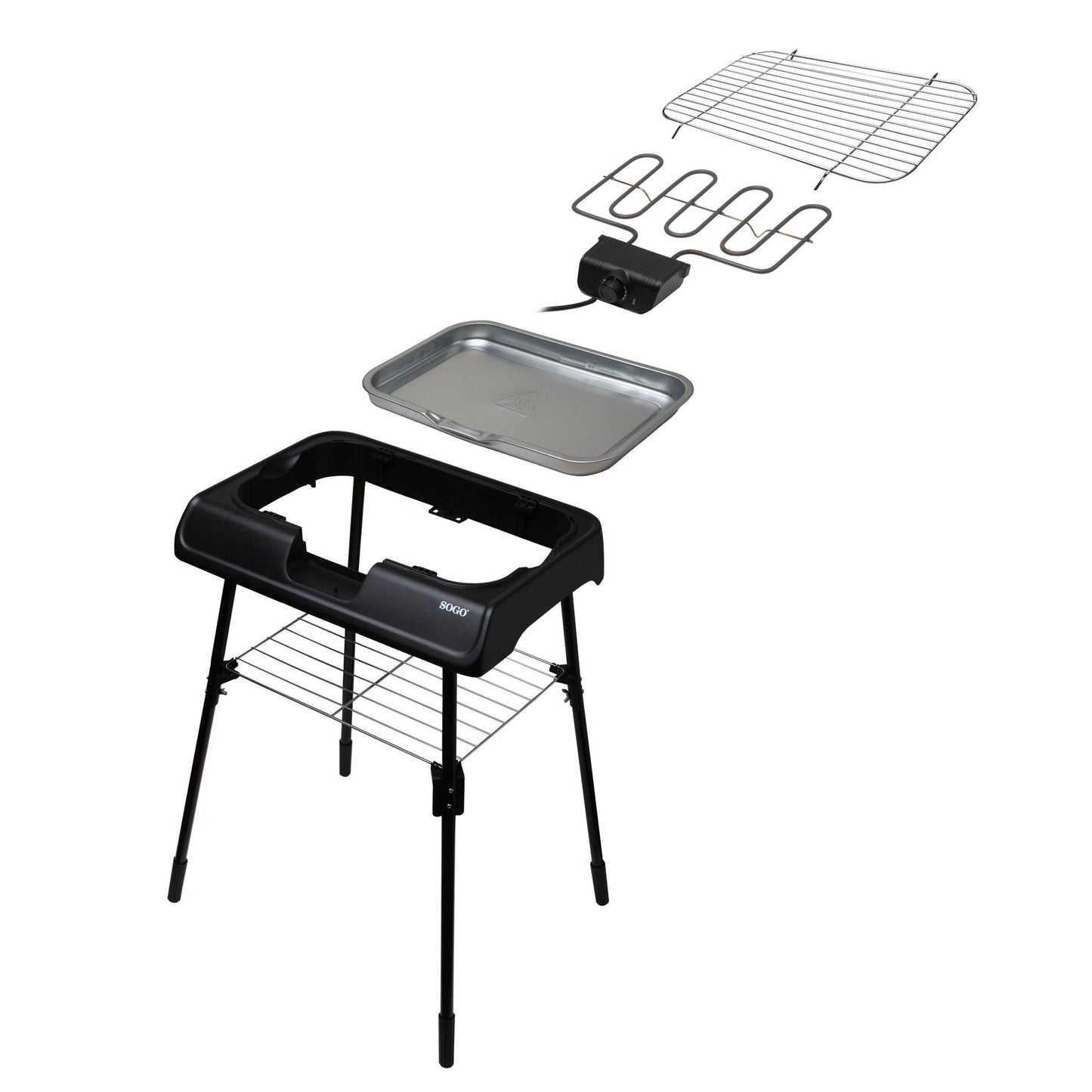 SOGO BARBAC. GRILL 2 IN 1 C / LEGS OR TABLE
