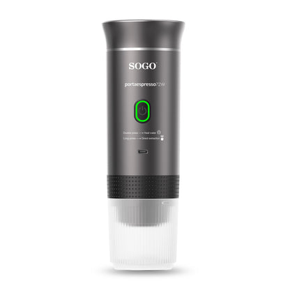 PORTABLE RECHARGEABLE COFFEE MAKER