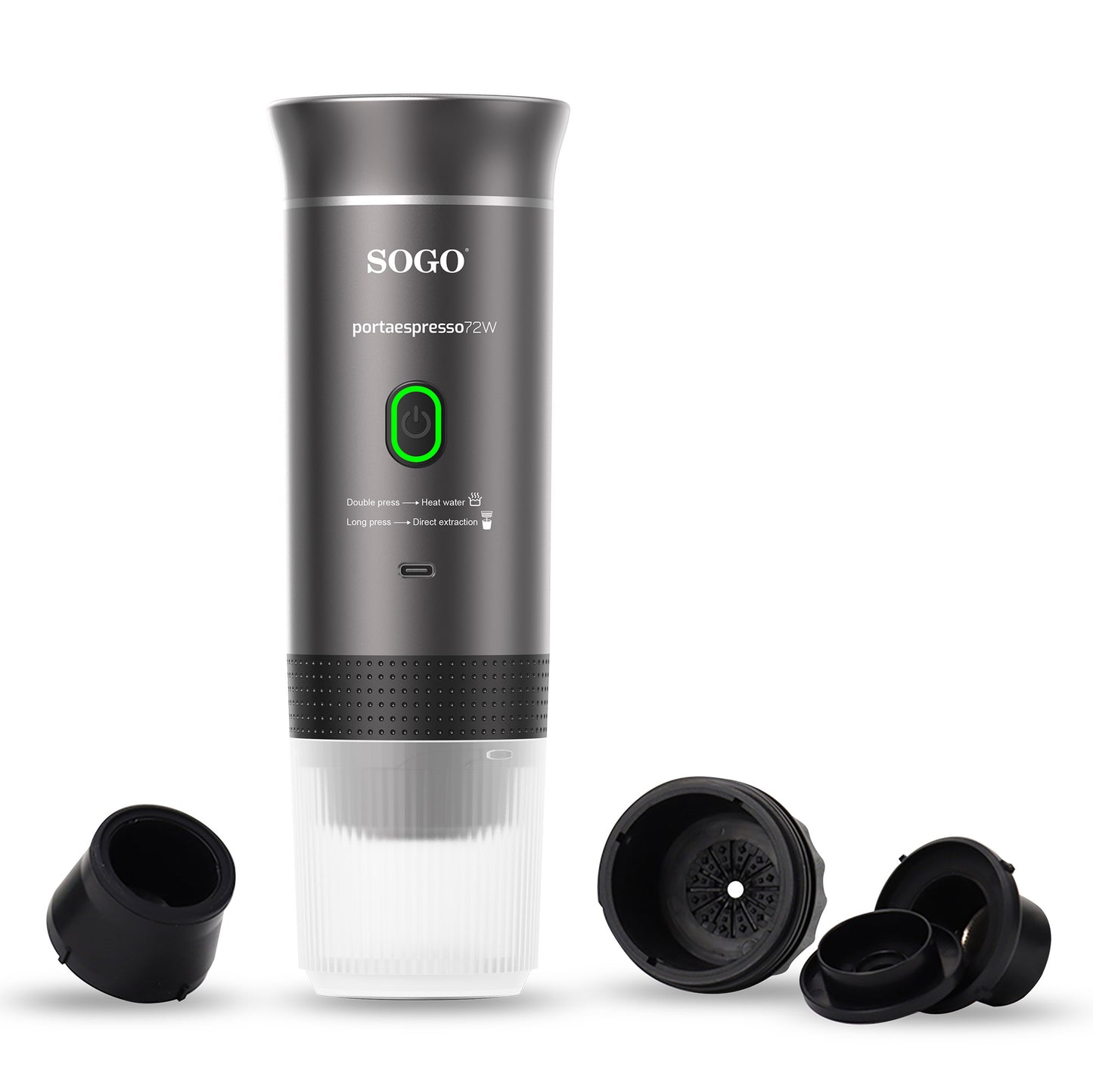 PORTABLE RECHARGEABLE COFFEE MAKER