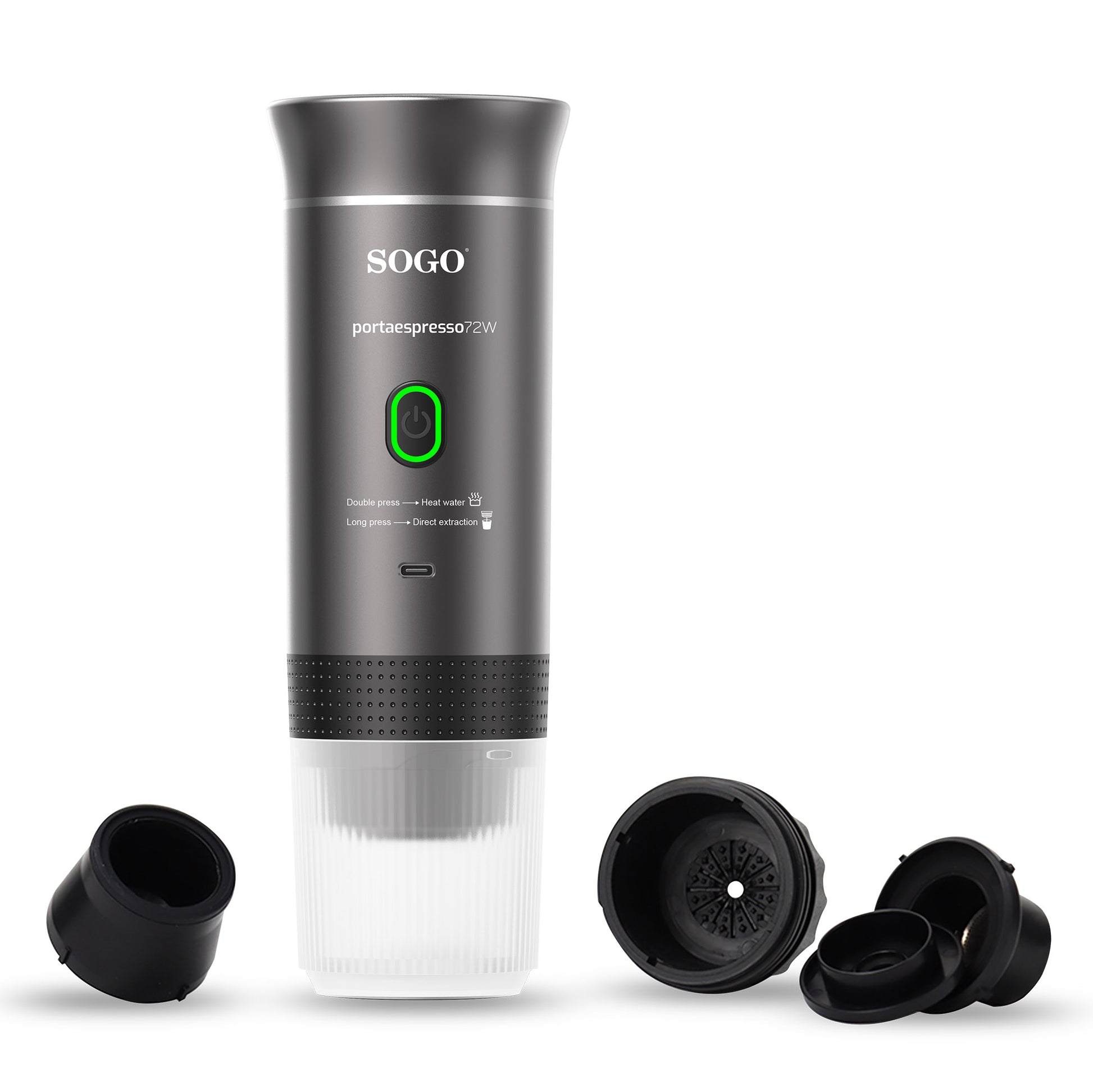 PORTABLE RECHARGEABLE COFFEE MAKER