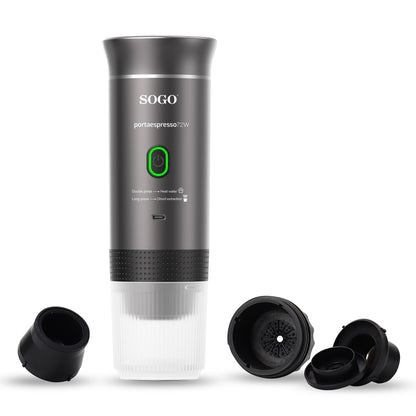 PORTABLE RECHARGEABLE COFFEE MAKER
