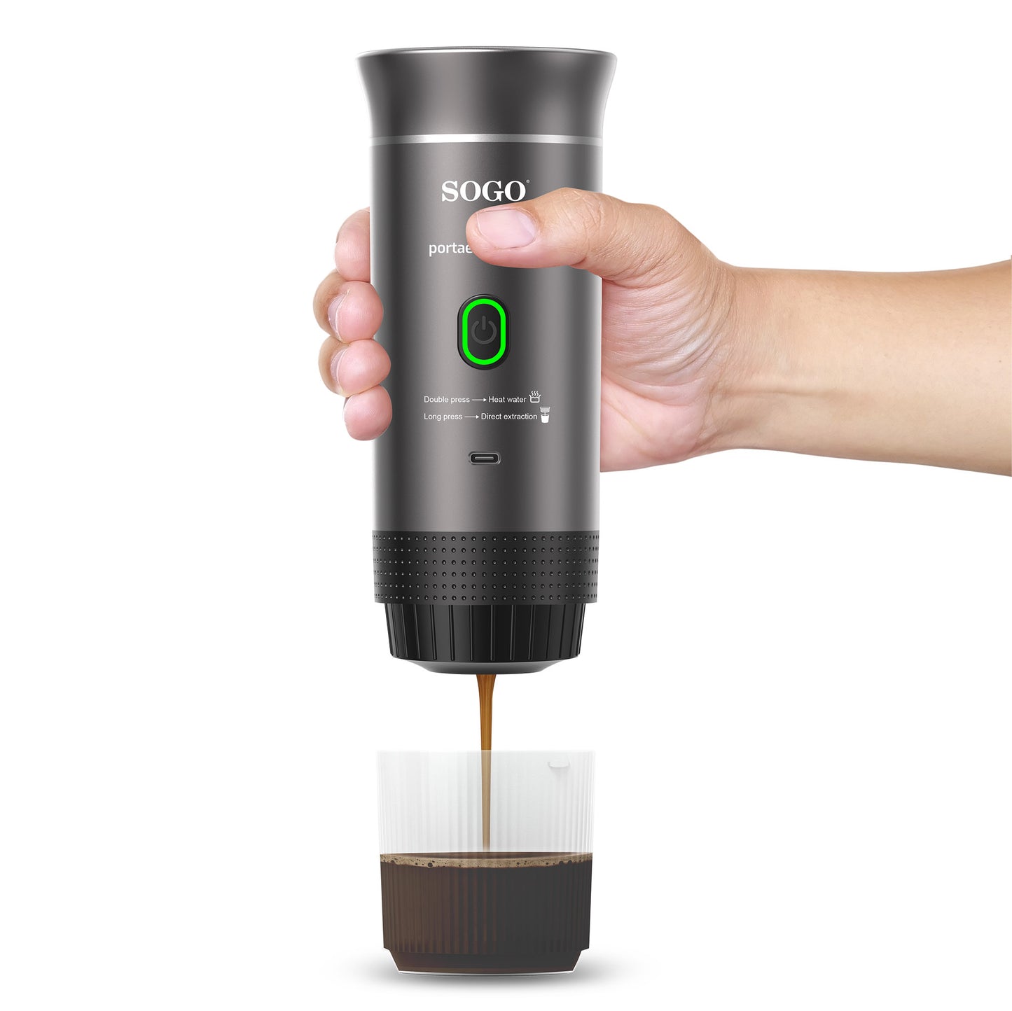 PORTABLE RECHARGEABLE COFFEE MAKER