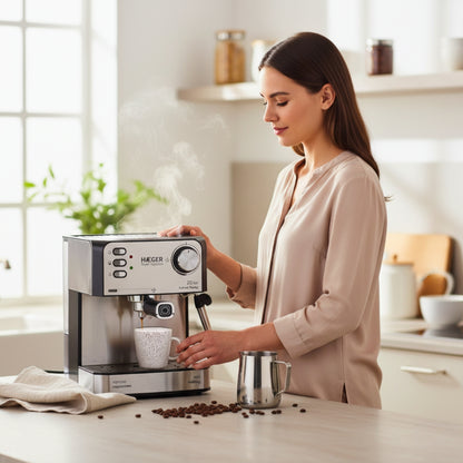 Expresso Coffee Machine HAEGER Super Expresso – 20 Bar, 850W