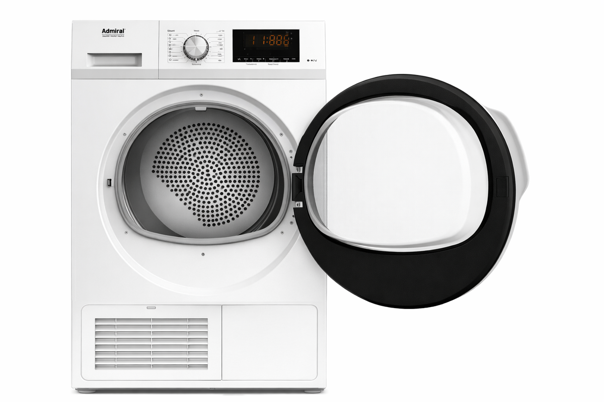 Admiral 8kg Heat Pump Dryer White | 15 Programs | Child Lock | Energy Efficient