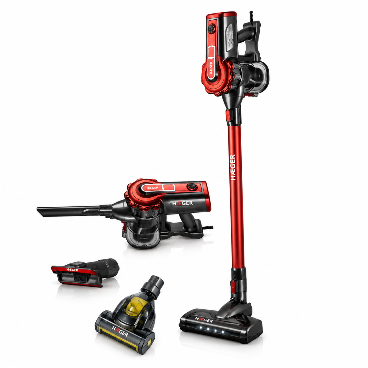 HAEGER Venus Plus 600 2-in-1 Stick & Handheld Vacuum Cleaner – 0.6 L, 600W