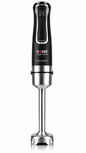 HAEGER Super Silent Ultra Twist 1500 hand blender – 1500W matte black stainless steel