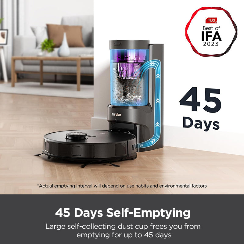 Eureka Bagless Robot Vacuum, NER E10s