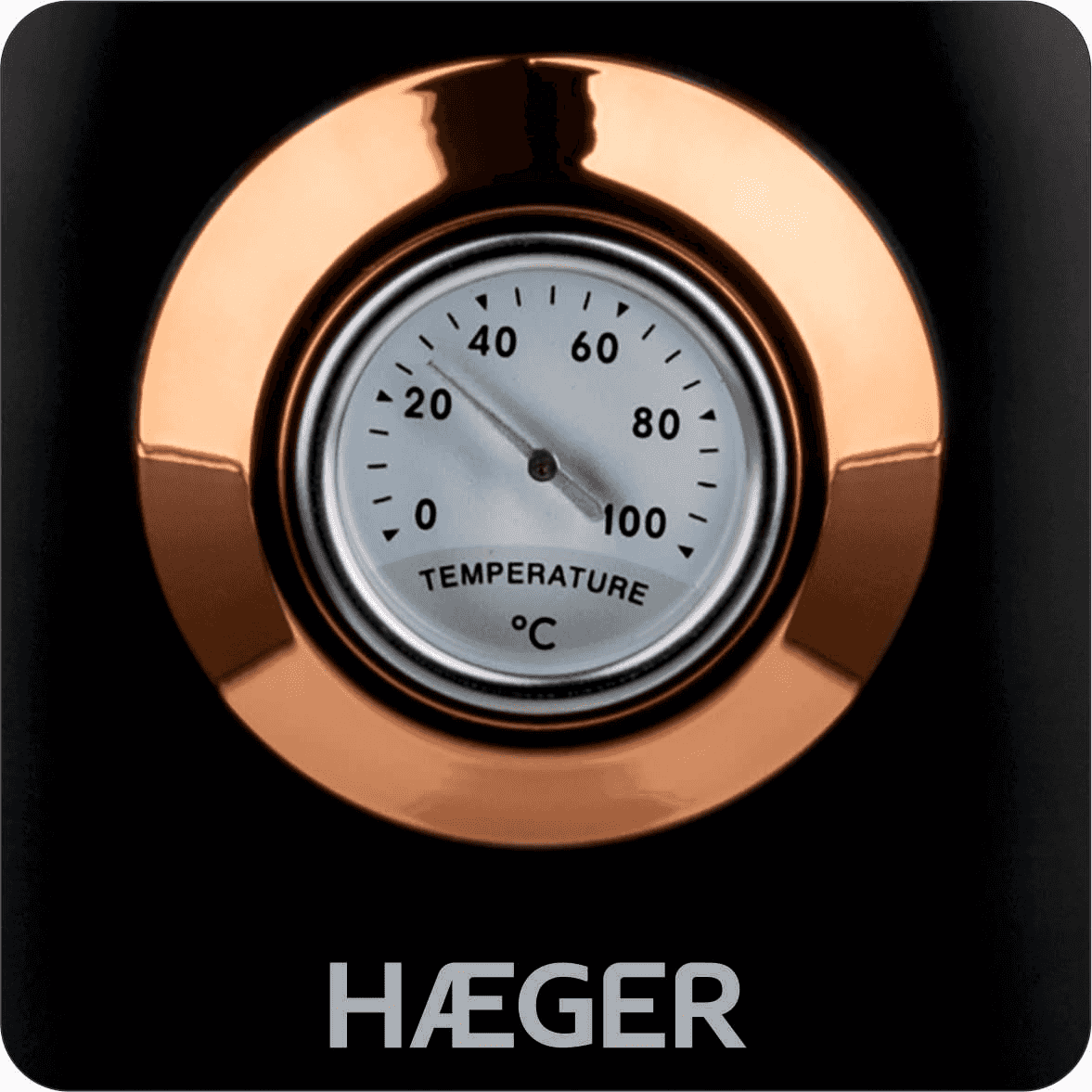 Electric kettle HAEGER ART DECO BLACK – Inox 1,7L 2200W
