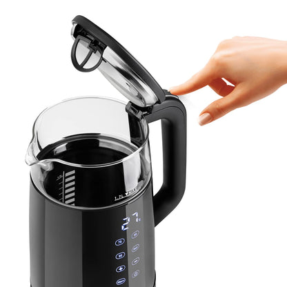 Digital Electric Kettle HAEGER Digiglass – 1.7L, 2200W