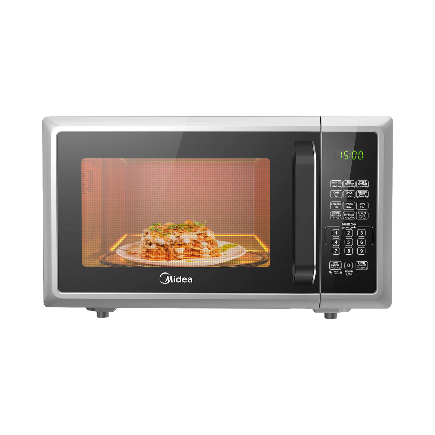 Midea Solo Microwave 25 L - Digital - Silver