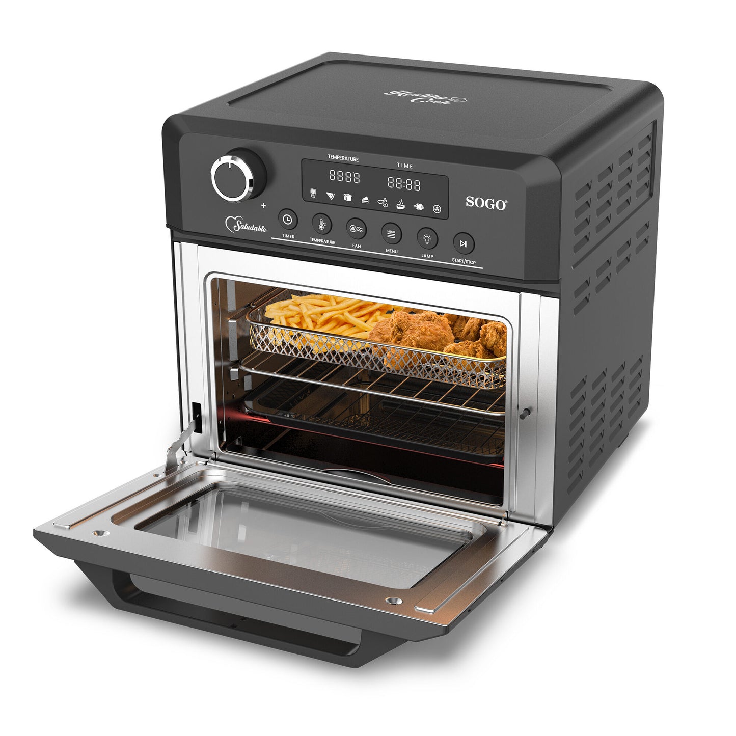 SOGO FRYER WITHOUT OIL W/OVEN 18L-1500W