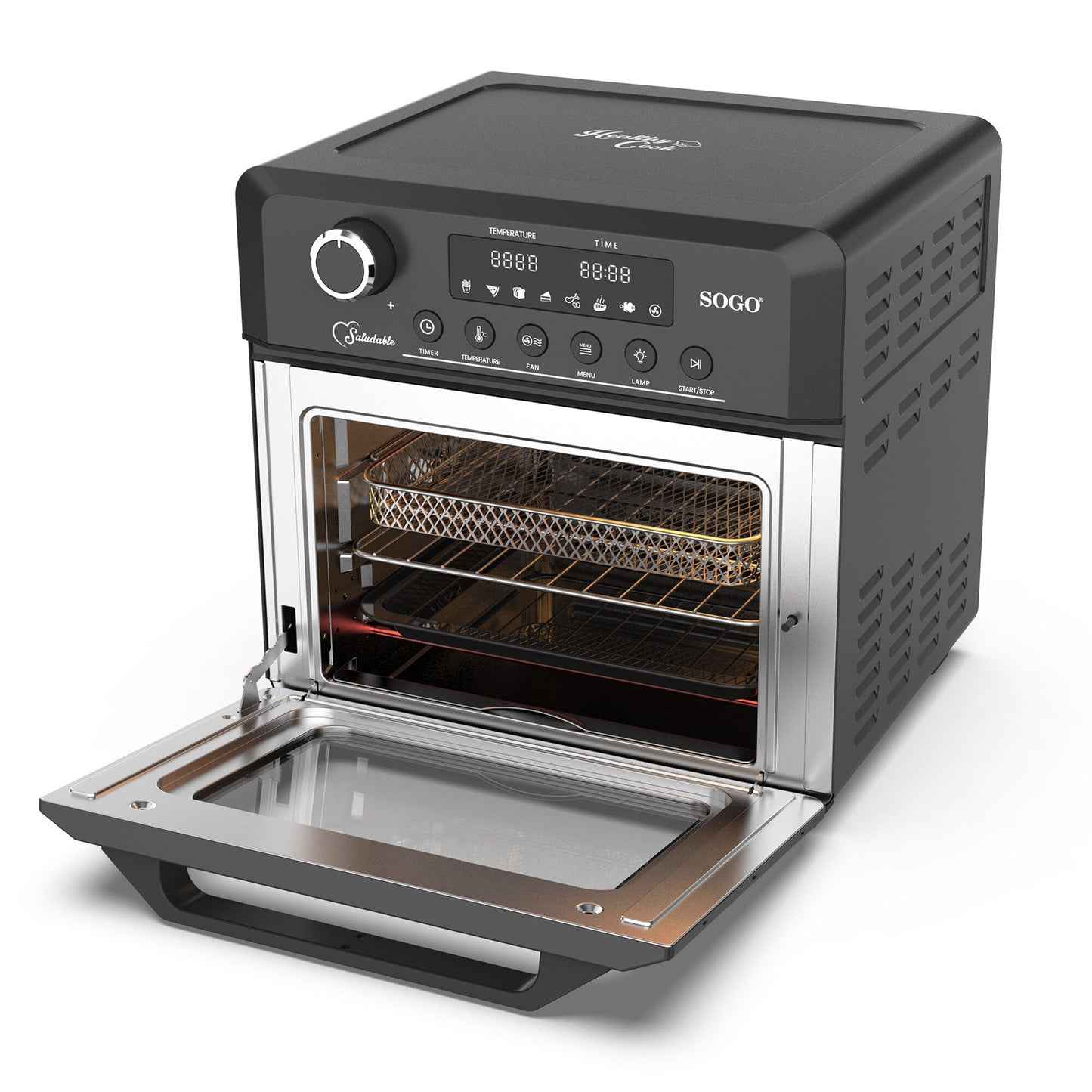SOGO FRYER WITHOUT OIL W/OVEN 18L-1500W