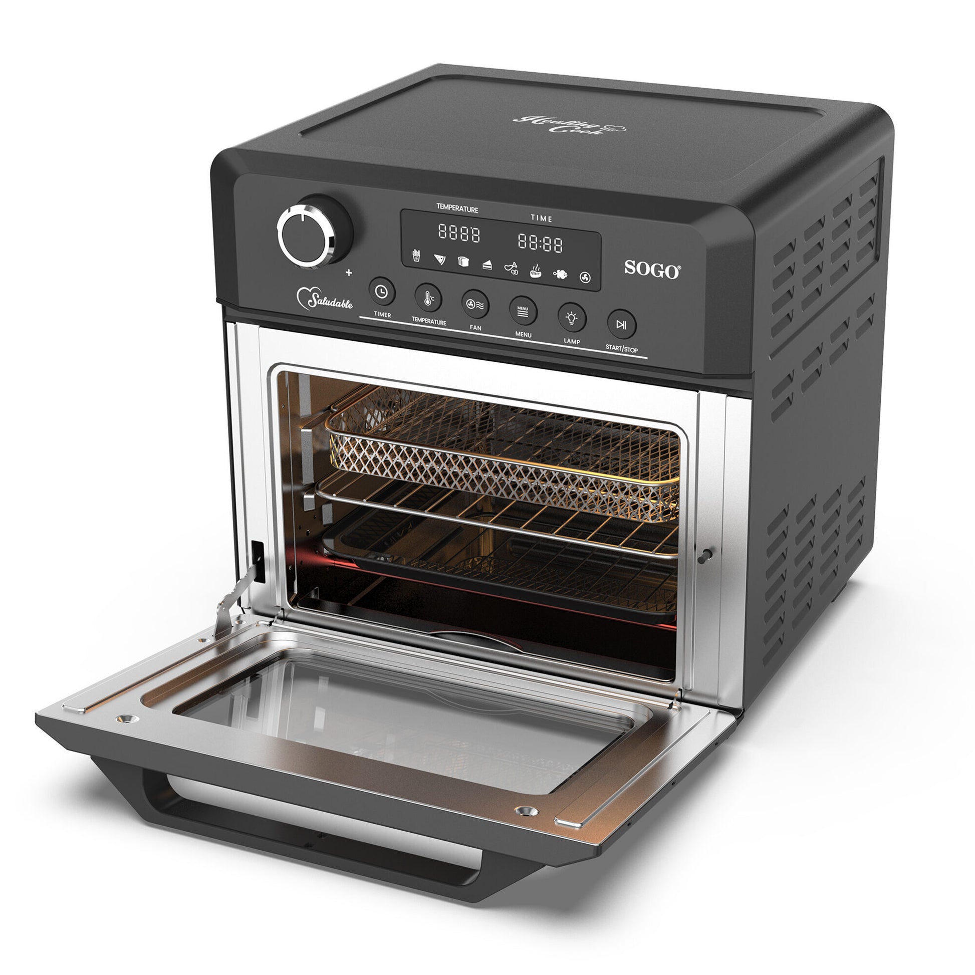 SOGO FRYER WITHOUT OIL W/OVEN 18L-1500W