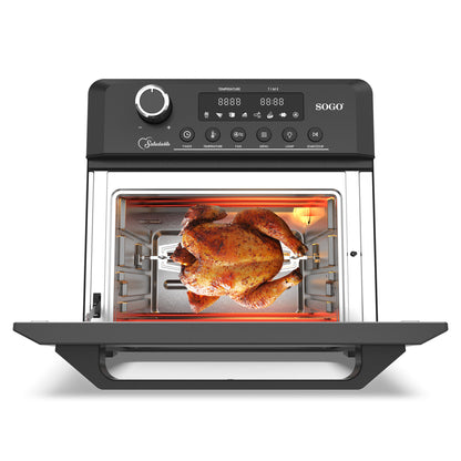 SOGO FRYER WITHOUT OIL W/OVEN 18L-1500W