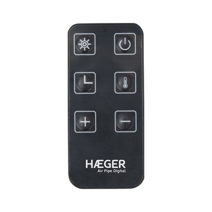 HAEGER Air Pipe Digital Thermal Emitter – 2000W, 4 Modes, Remote Control