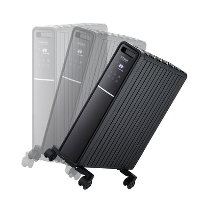 HAEGER Air Pipe Digital Thermal Emitter – 2000W, 4 Modes, Remote Control