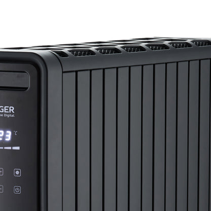 HAEGER Air Pipe Digital Thermal Emitter – 2000W, 4 Modes, Remote Control