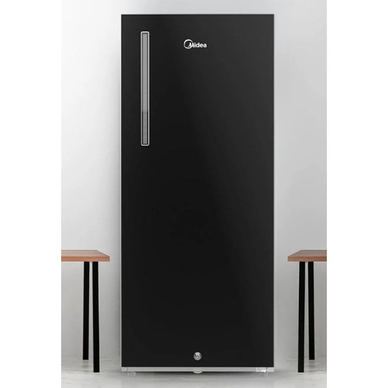 Midea MDRD268FGG28 Single Door Refrigerator – Black