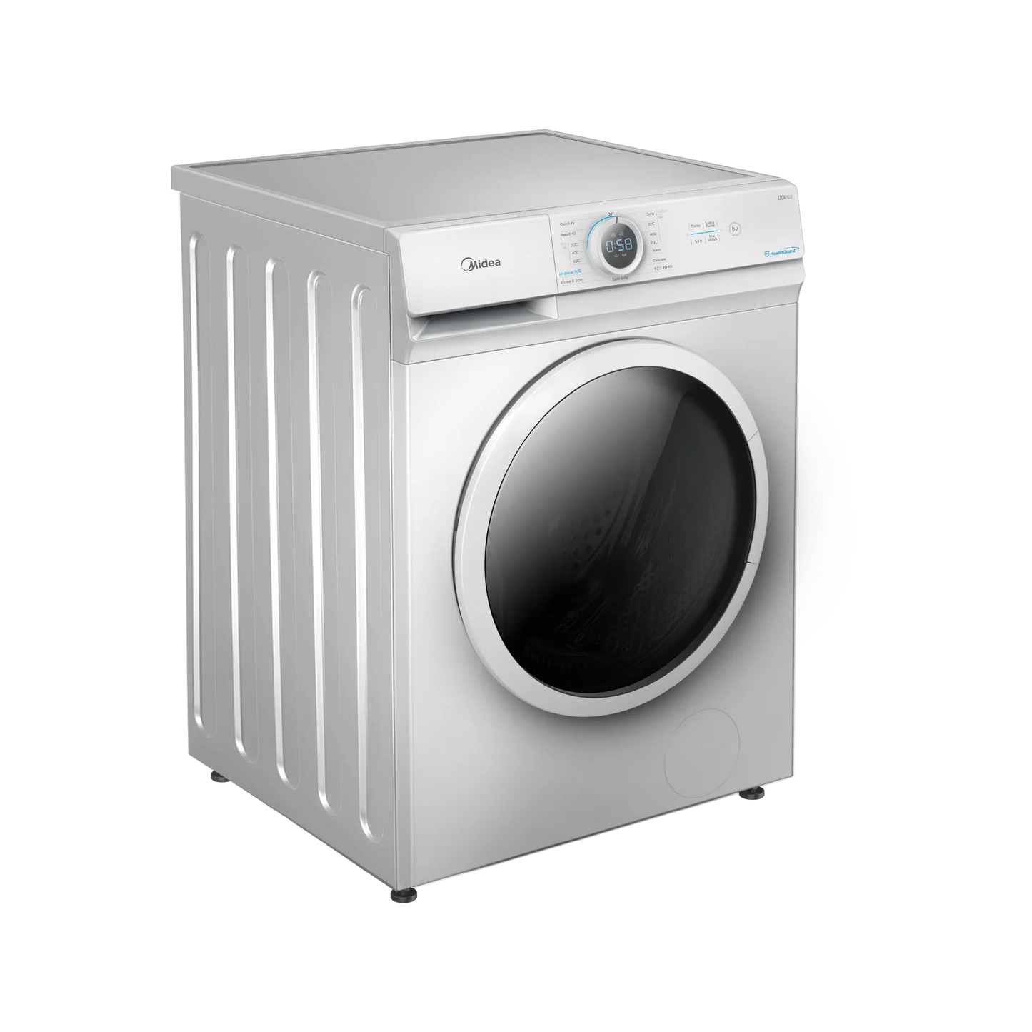 Midea Front Load Washer with Lunar Dial Hygiene 90°C - 7 Kg - White