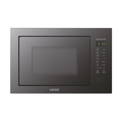 HAEGER Turbo Grill 26 Built-In Digital Microwave | 26L | 850W + 1200W Grill