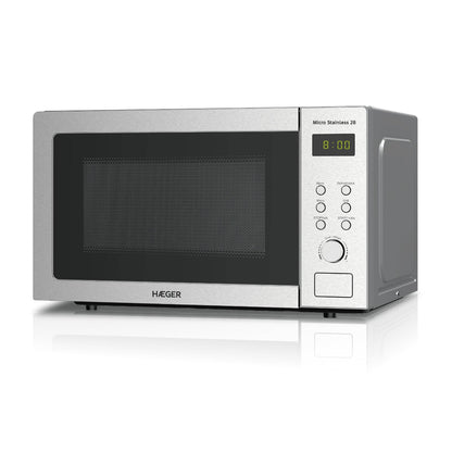 HAEGER Micro Stainless 28 Digital Microwave | 28L | 1200W | Grill Function