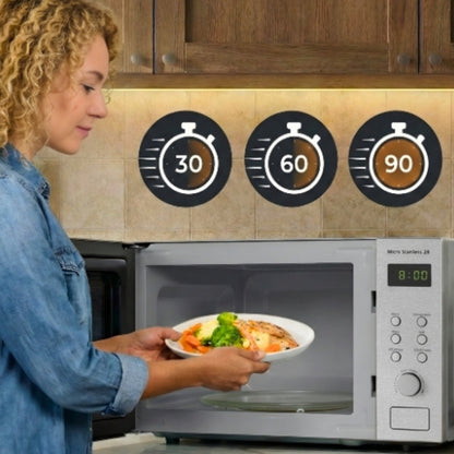 HAEGER Micro Stainless 28 Digital Microwave | 28L | 1200W | Grill Function