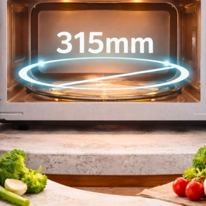 HAEGER Micro Stainless 28 Digital Microwave | 28L | 1200W | Grill Function