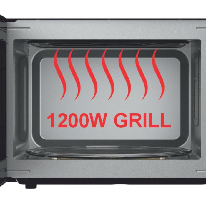 HAEGER Micro Stainless 28 Digital Microwave | 28L | 1200W | Grill Function