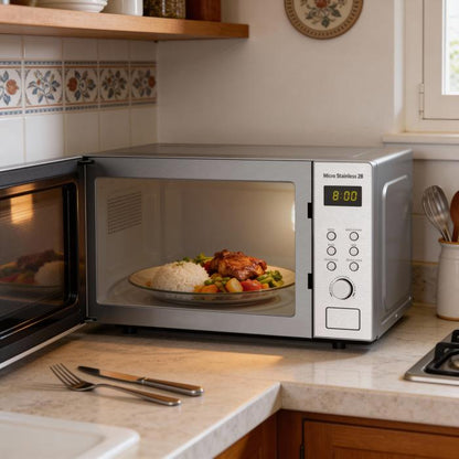 HAEGER Micro Stainless 28 Digital Microwave | 28L | 1200W | Grill Function
