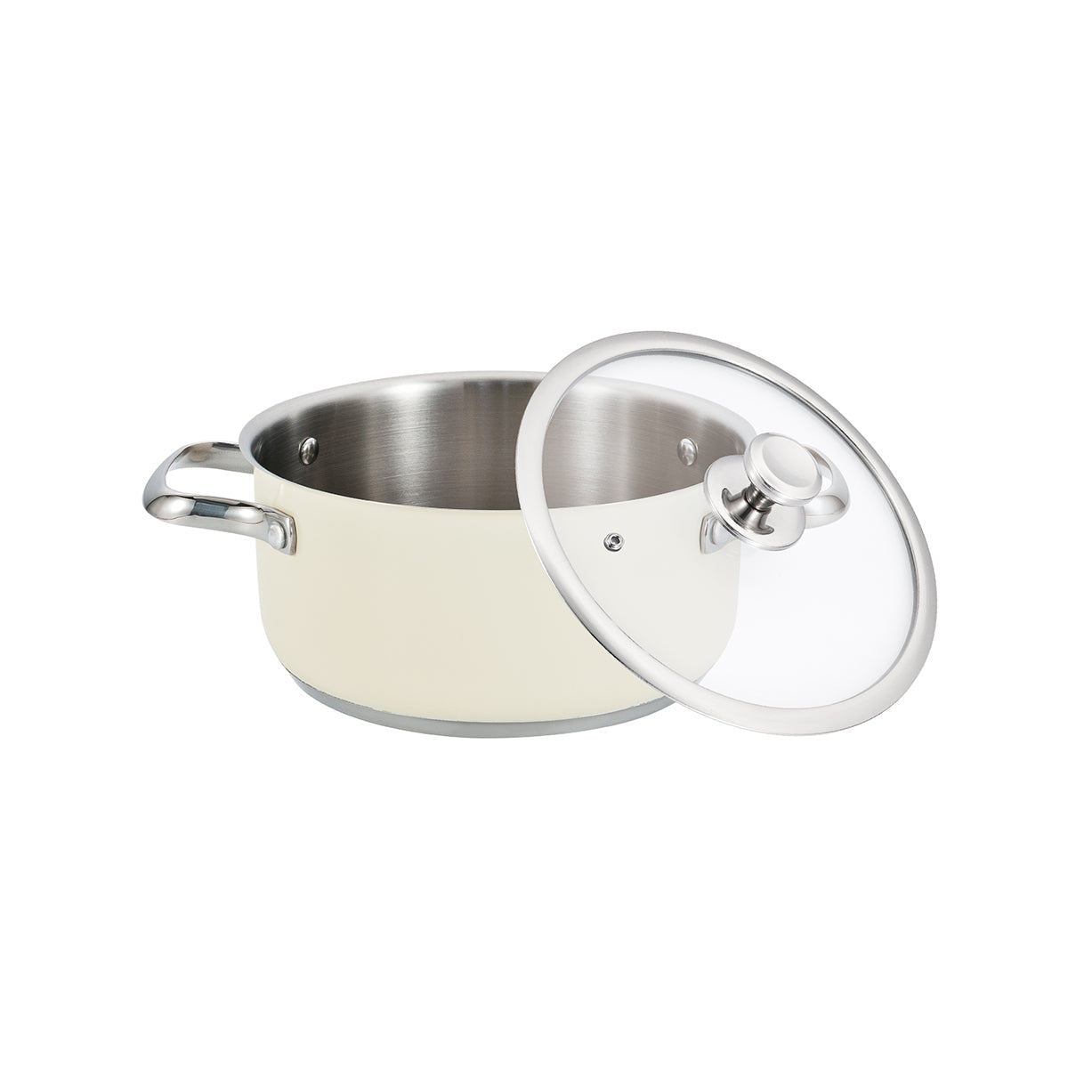 Stainless Steel Pot HAEGER Pastel Pot 16H – Diameter 16cm, Stainless Steel