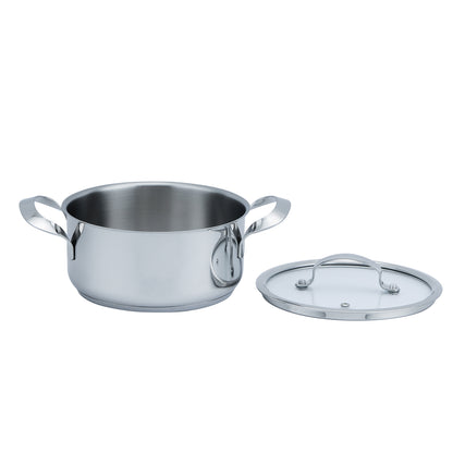 Stainless Steel Pot HAEGER Inox Pot 20H – Diameter 20 cm, Stainless Steel