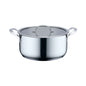 Stainless Steel Pot HAEGER Inox Pot 24H – Diameter 24 cm, Stainless Steel