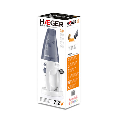 Bullet Plus Rechargeable Hand Held Vacuum Cleaner (Grey)