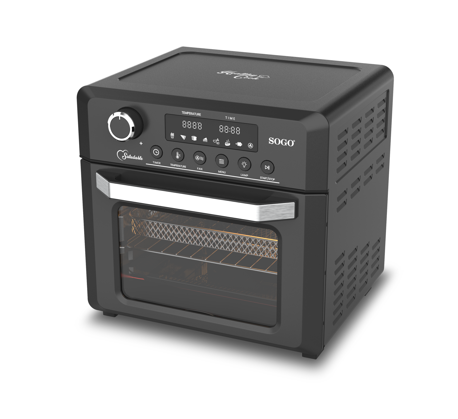 SOGO FRYER WITHOUT OIL W/OVEN 18L-1500W