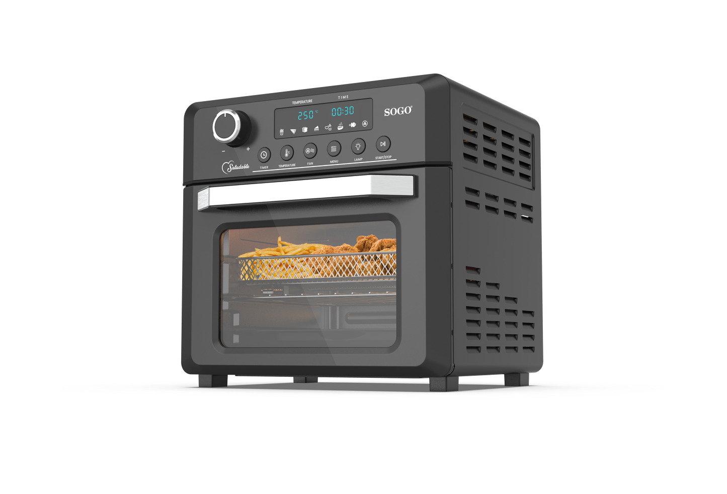 SOGO FRYER WITHOUT OIL W/OVEN 18L-1500W