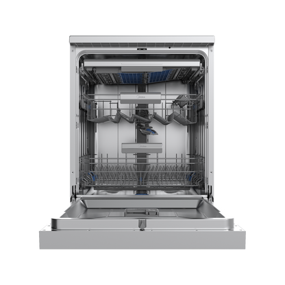 Midea Freestanding Smart Dishwasher 15 Place Setting with Dual Zone Wash - Stainless Steel