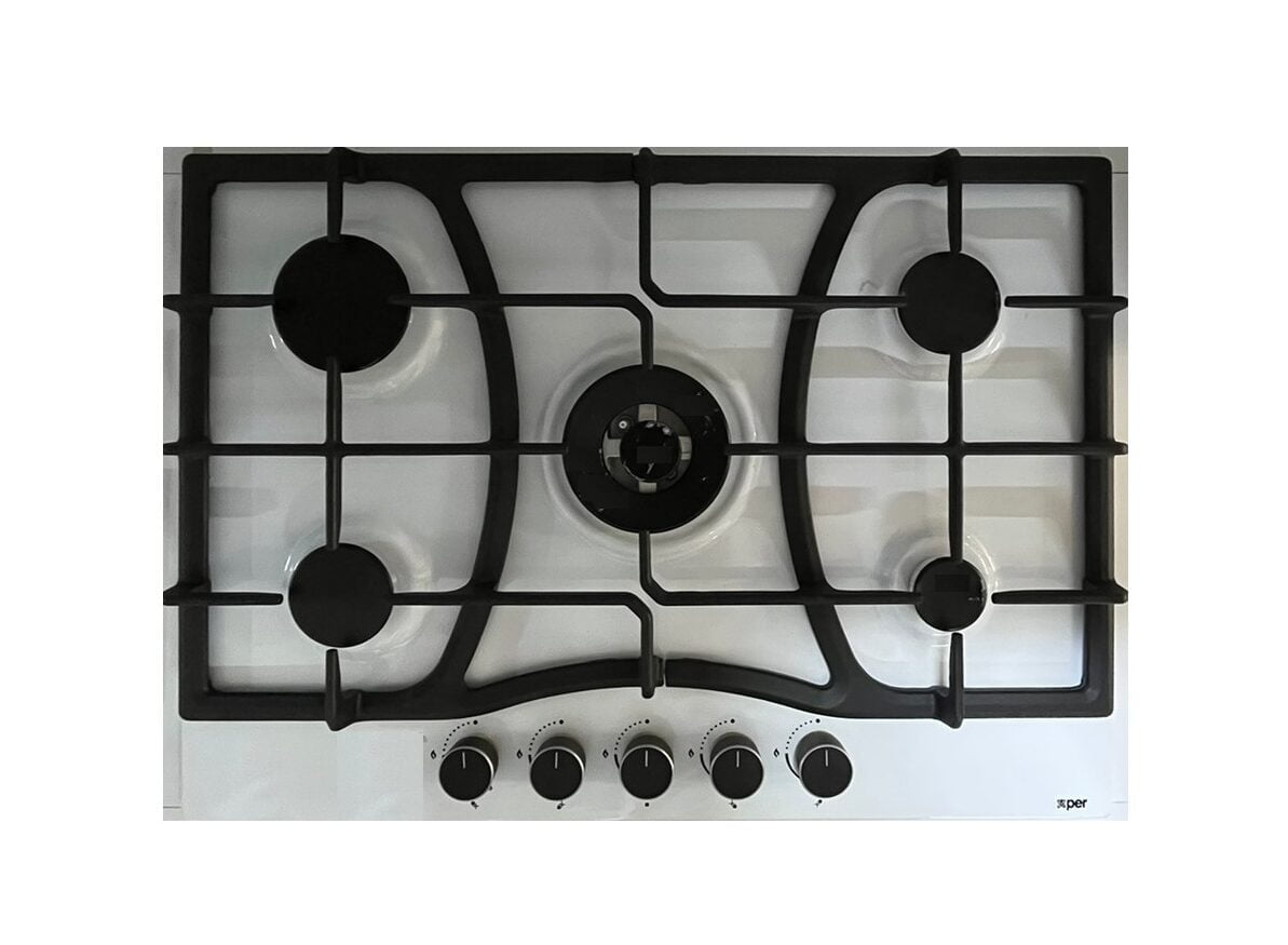 Thyme 70cm White Built-in Hob