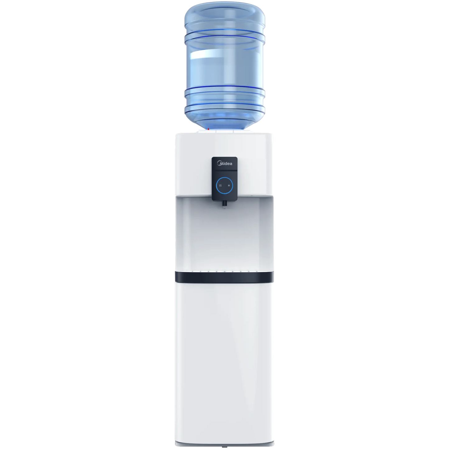 Midea Top Loading Water Dispenser with Refrigerator - White