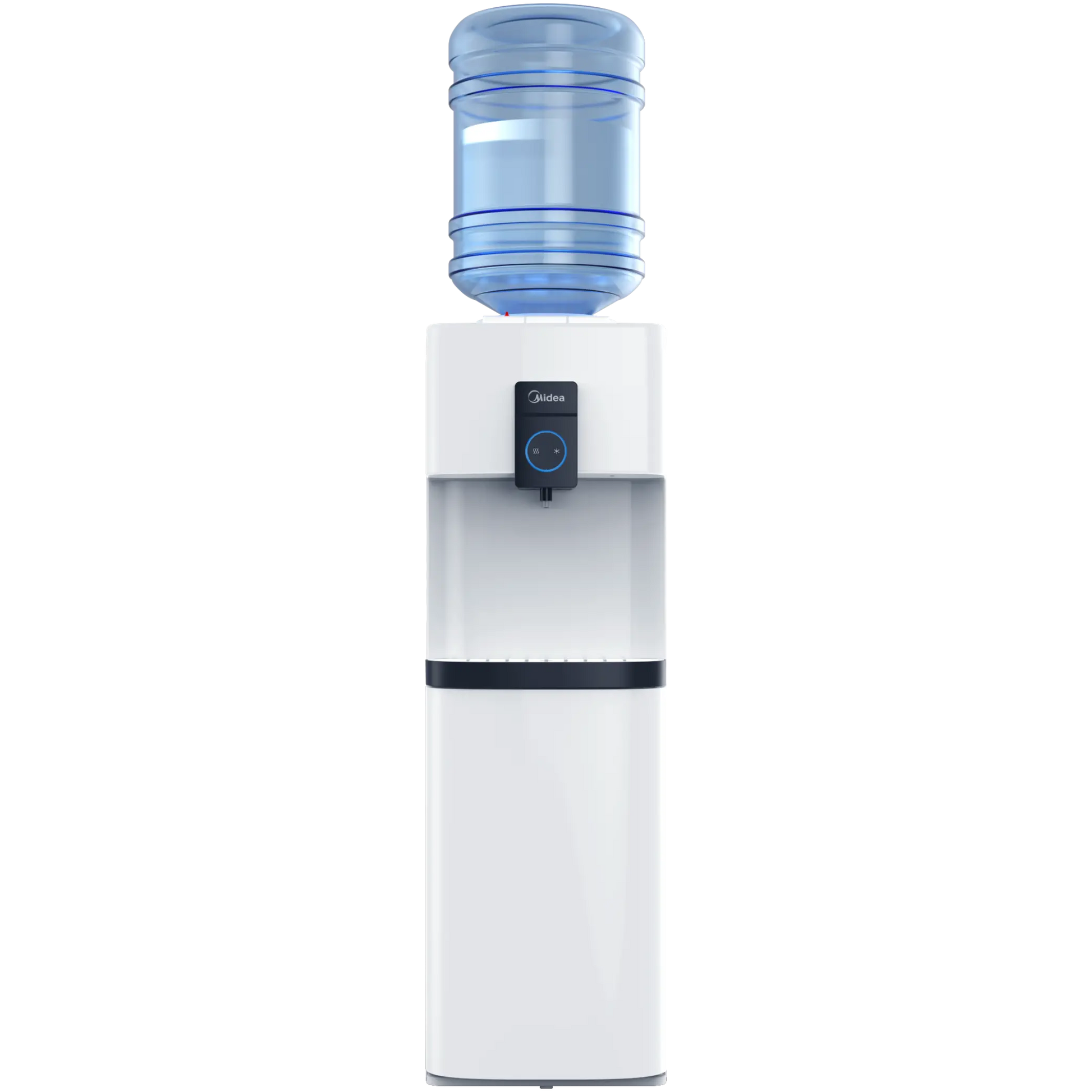 Midea Top Loading Water Dispenser with Refrigerator - White