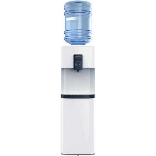 Midea Top Loading Water Dispenser with Refrigerator - White